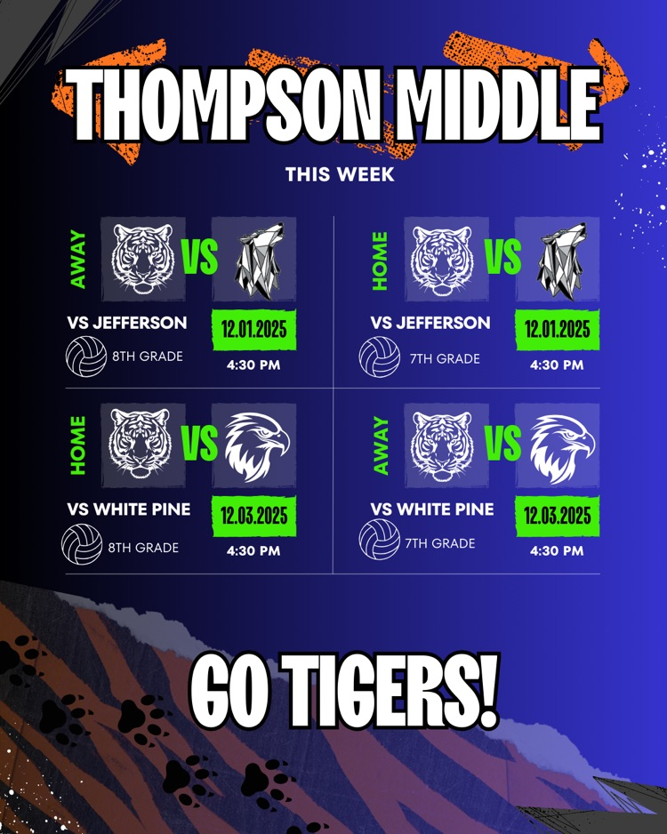 TMS Volleyball Schedule