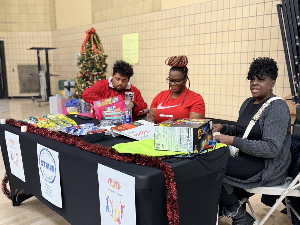 People from Christmas party