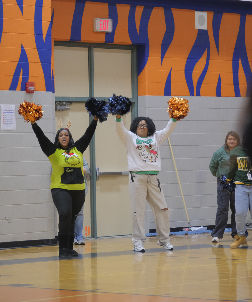 Student vs Staff volleyball game