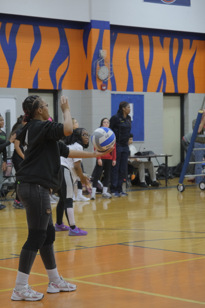 Student vs Staff volleyball game