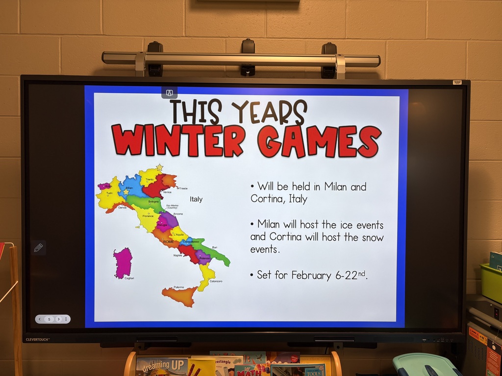 powerpoint slide of an overview of this year's winter olympic games