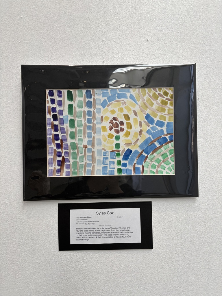 painting made with brush strokes. Inspired by Alma Woodsey