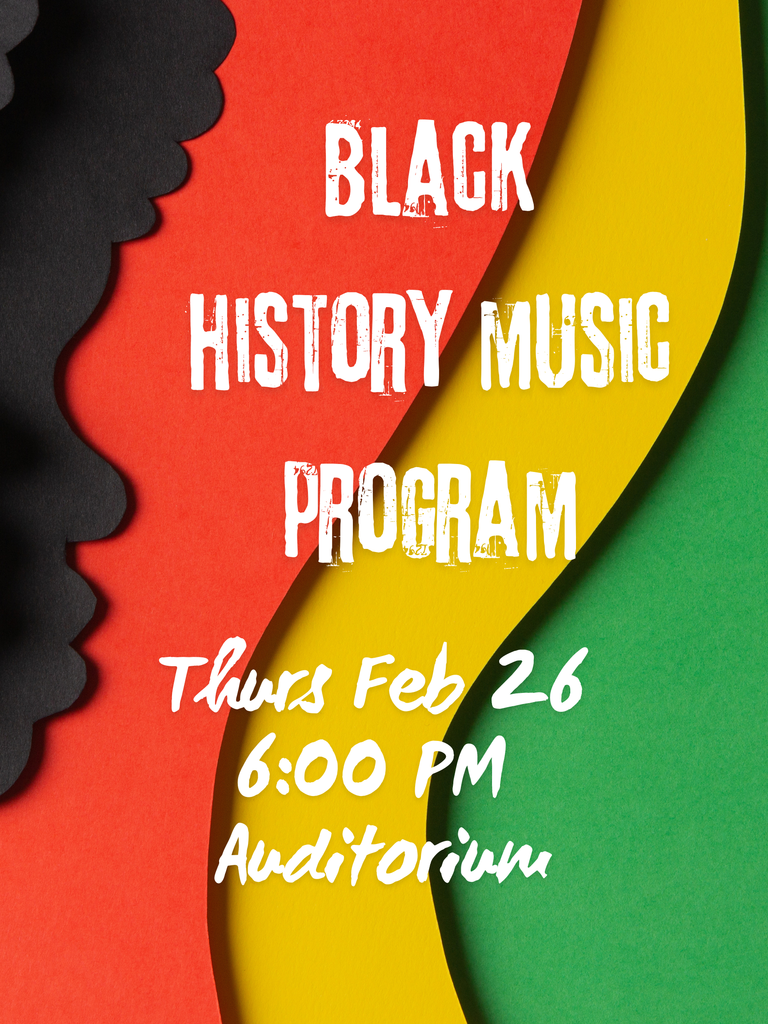 black history music program 2/26/26
