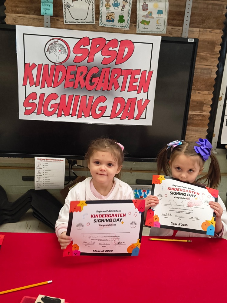 Kindergarten Signing Day