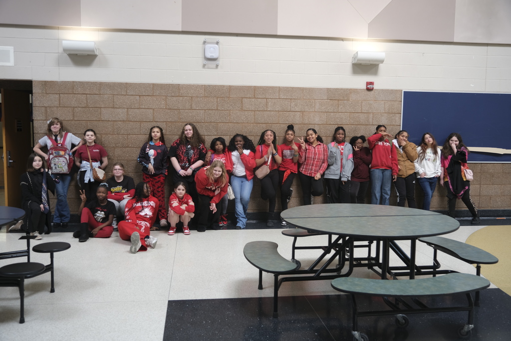Students and staff wore red for inclusion week!