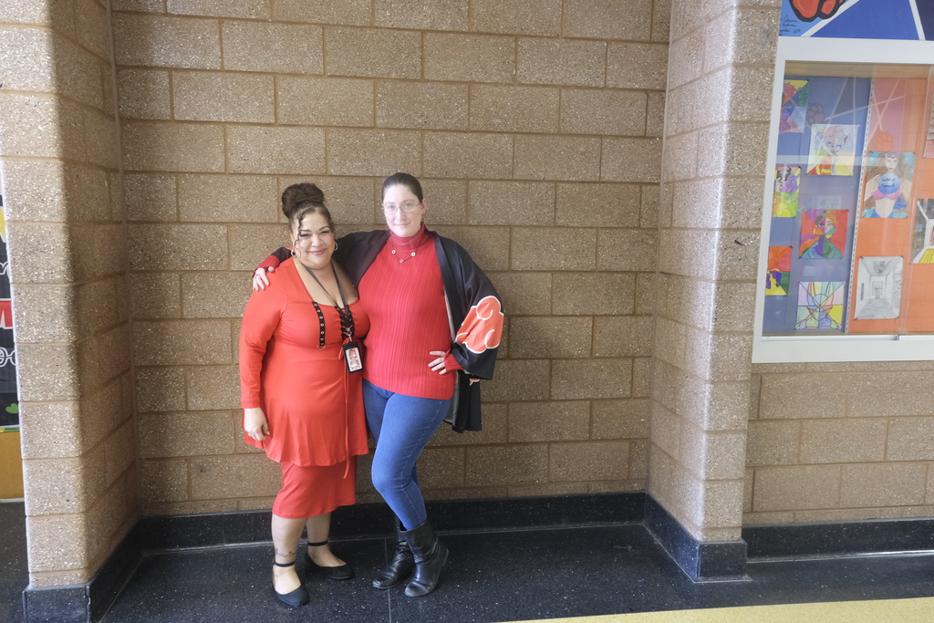 Students and staff wore red for inclusion week!