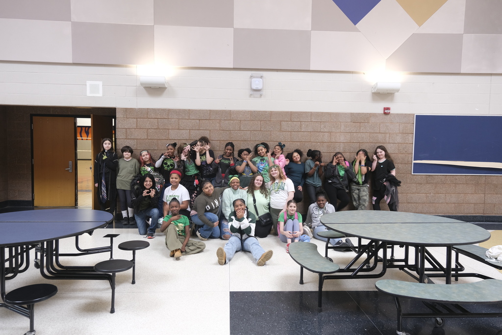 Students and Staff wore green for mental health awareness