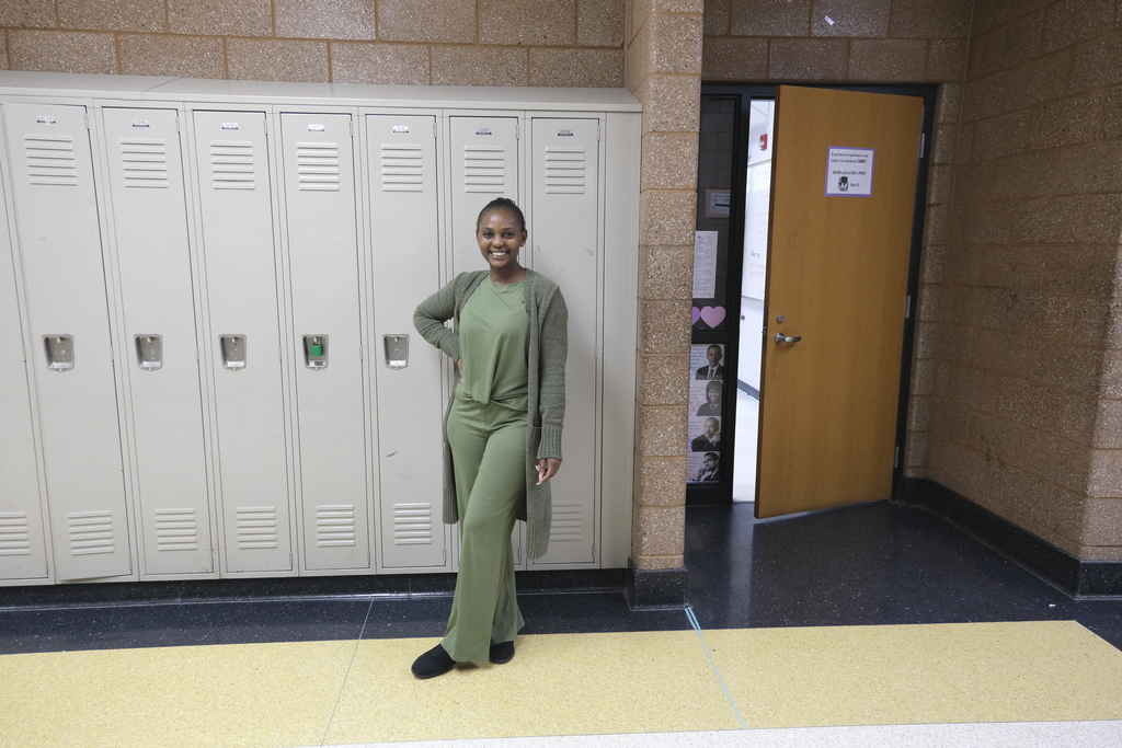 Students and Staff wore green for mental health awareness