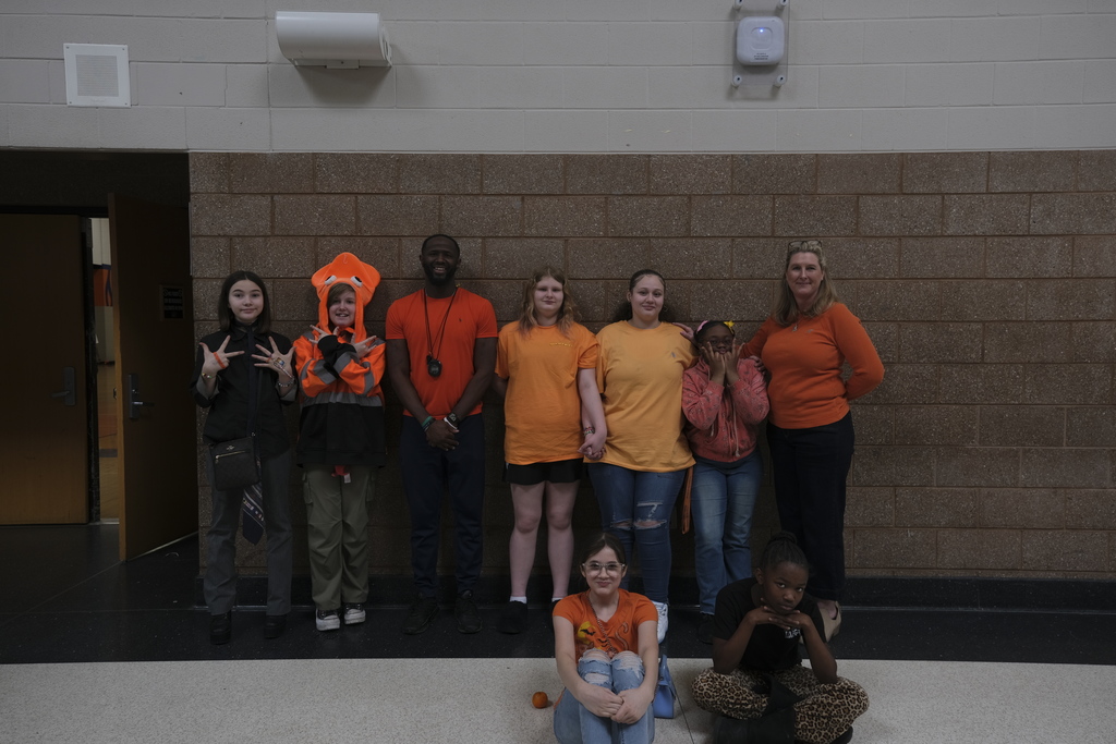 Students and Staff wore orange for ADHD awareness