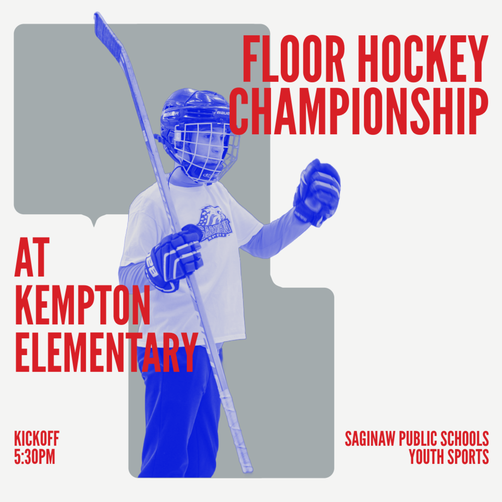 Floor hockey championship flyer