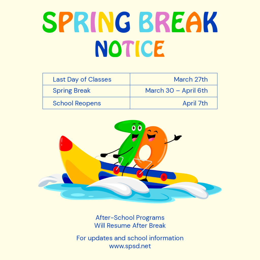Spring break flyer 