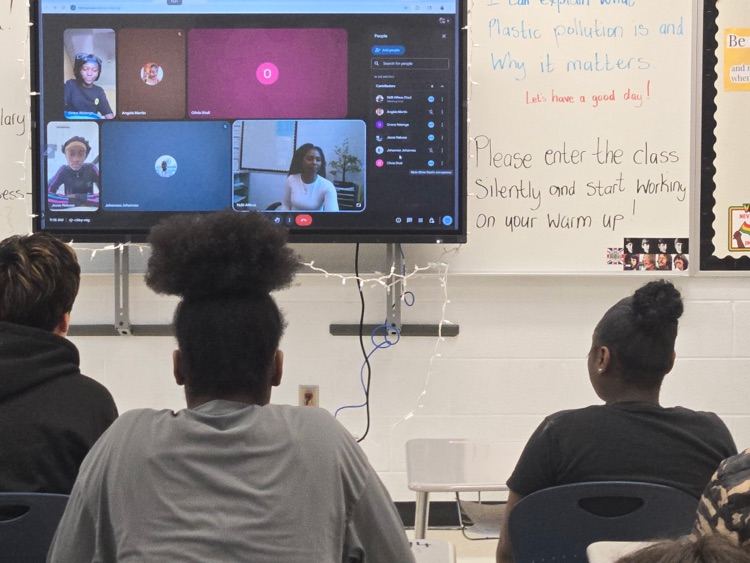 TMS Students video conference 