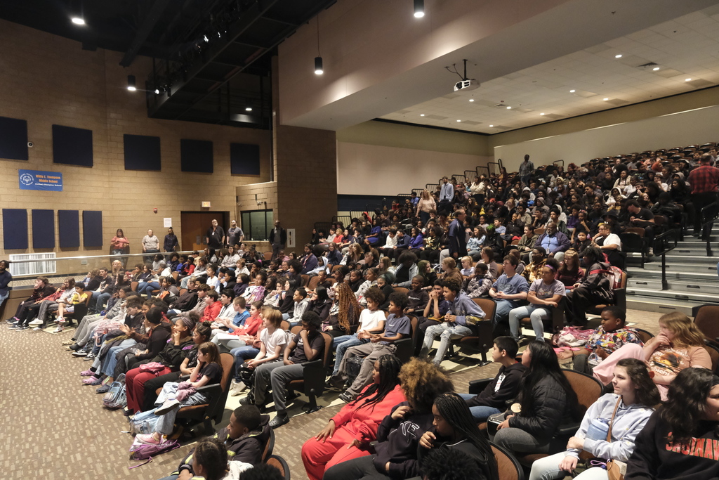 Thompson Band Performs for the School