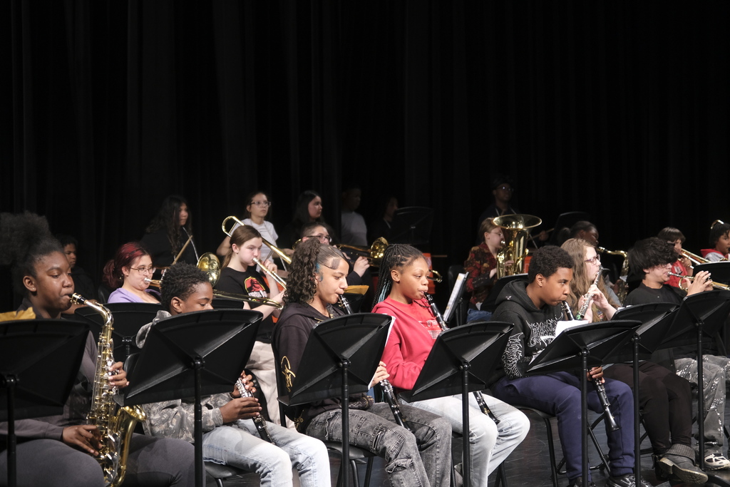 Thompson Band Performs for the School
