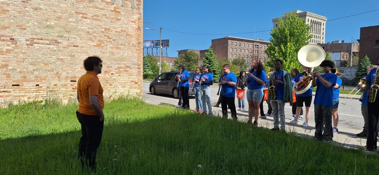 Thompson Band Performs at Memorial Day Parade