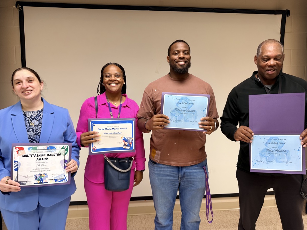 Success Academy students and staff receive awards