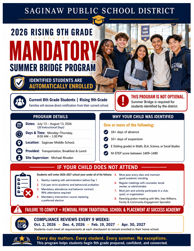Summer school flyer