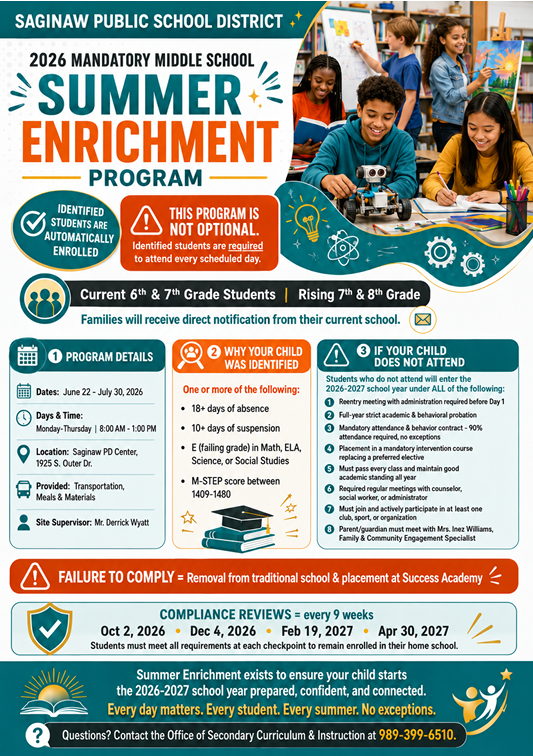 Summer school flyer
