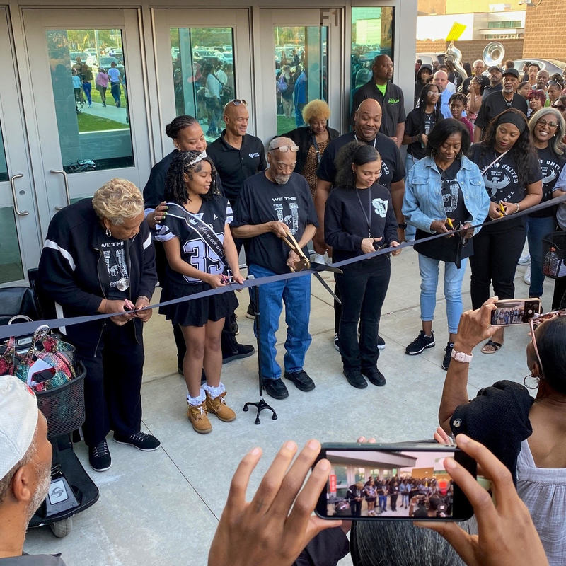 School officials cut ribbon to new facility