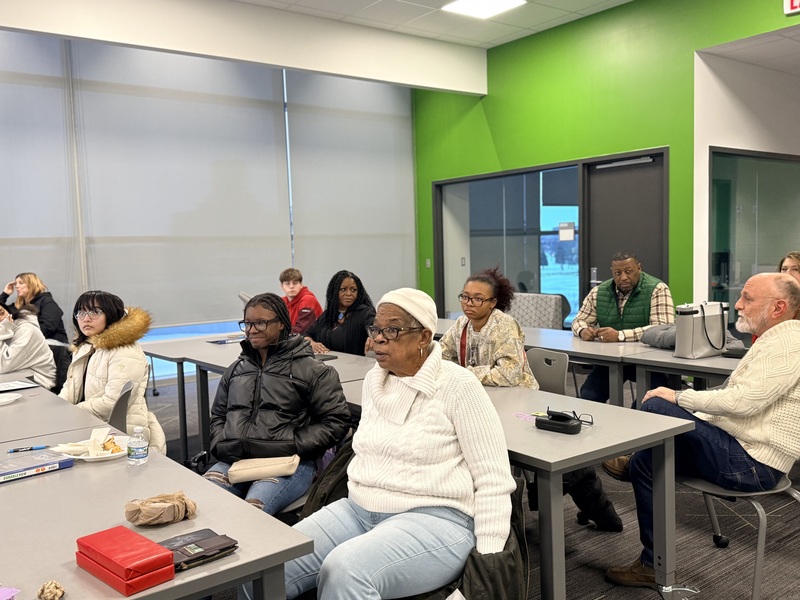 Students in a classroom
