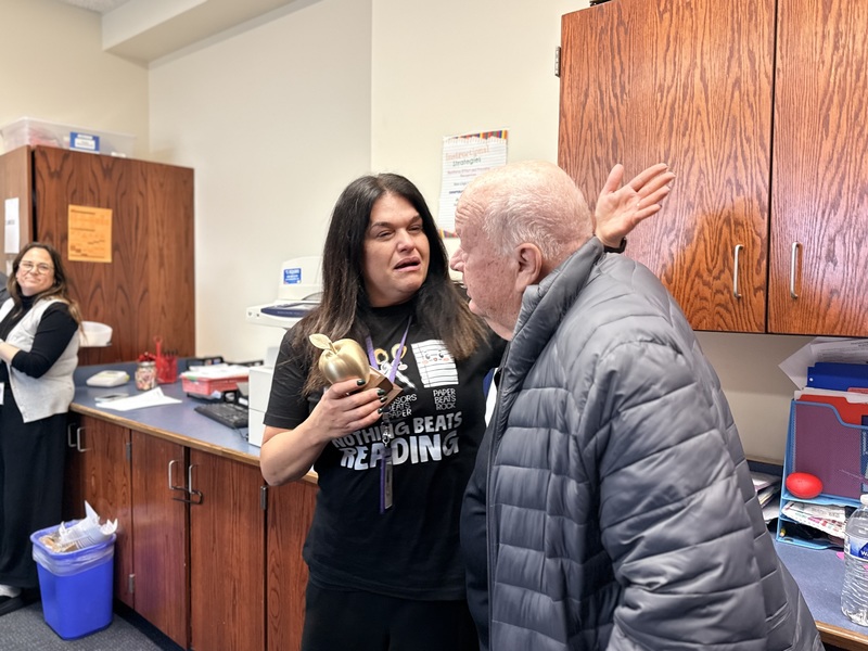 Loomis Elementary Teacher Surprised with Golden Apple Award