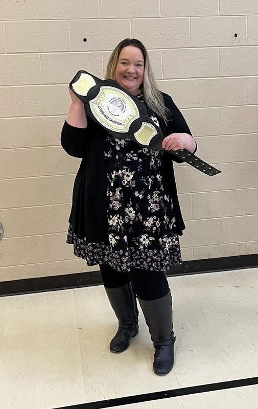 Kempton win attendance championship belt