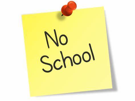 no school graphic