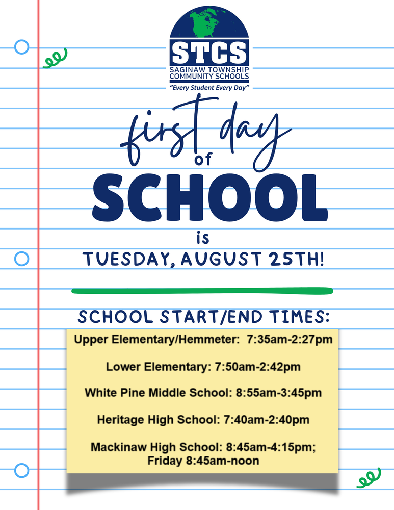 back to school flyer