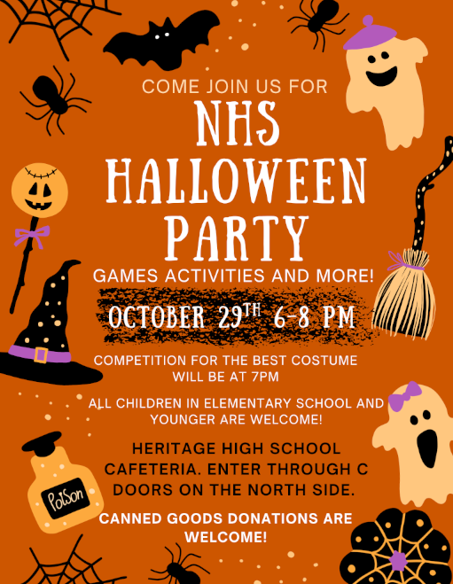 halloween party flyer
