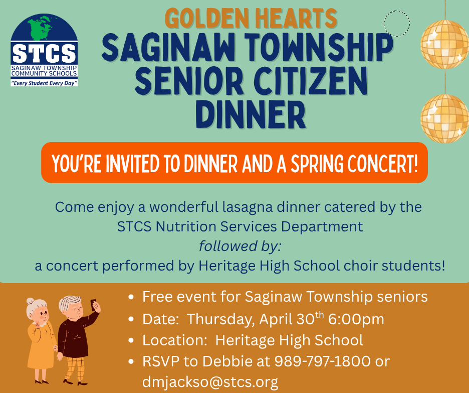 senior dinner graphic