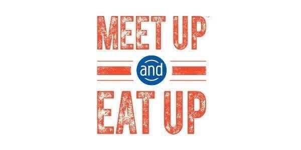 meet up and eat up graphic