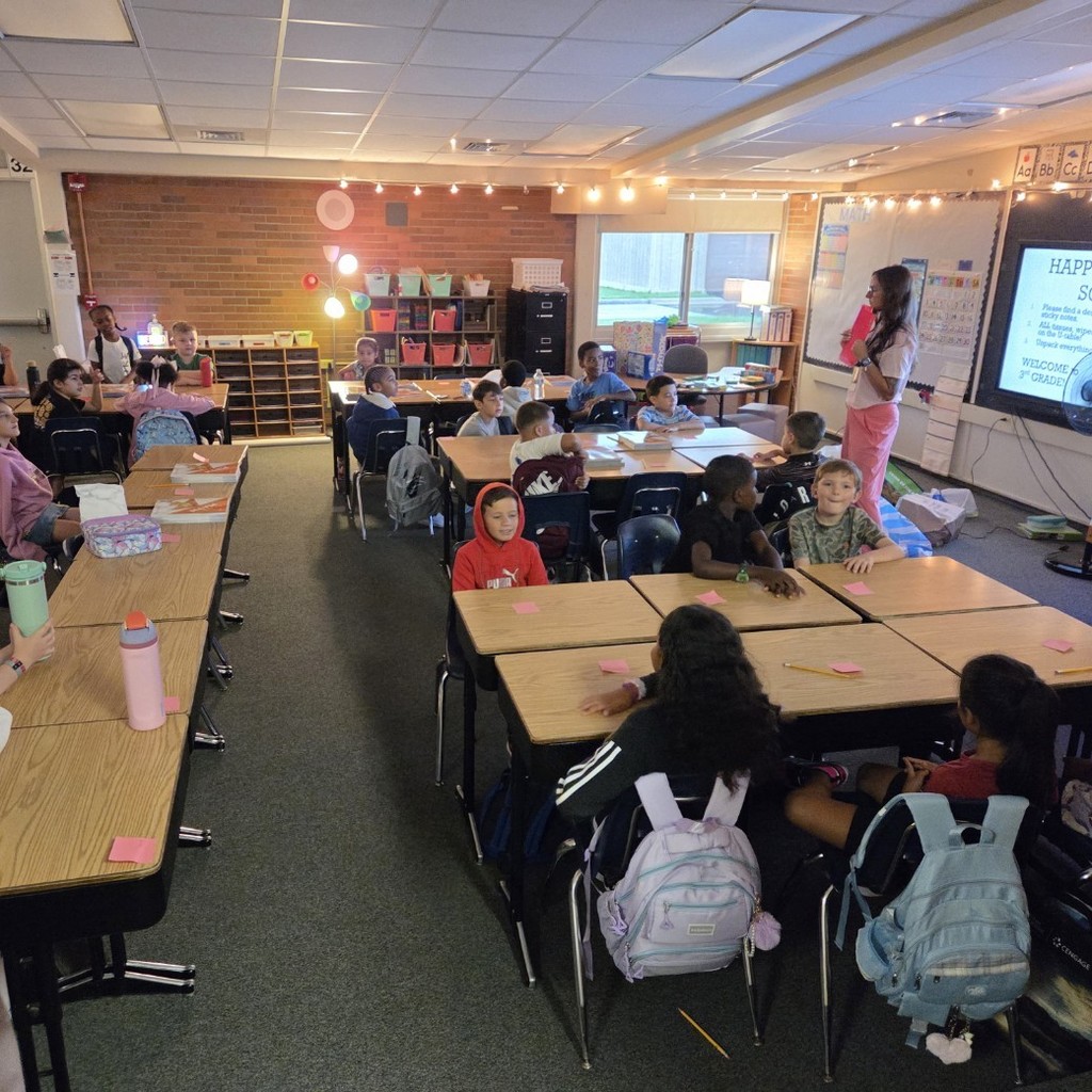 students at desks