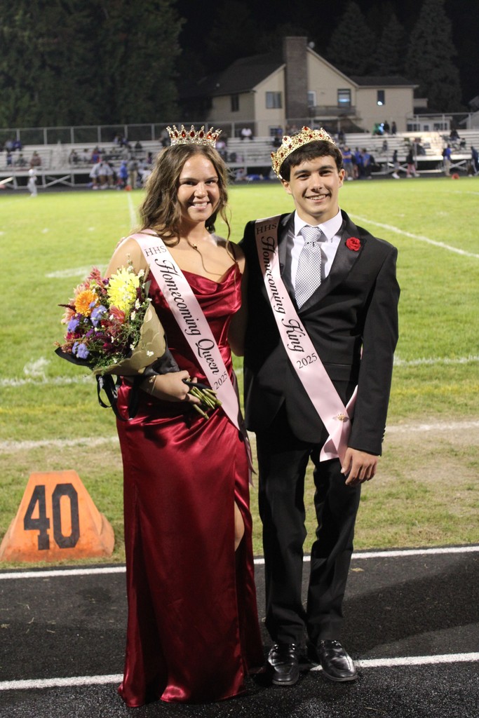 Queen Breeghan Hamilton and King Wyatt Hirschenberger