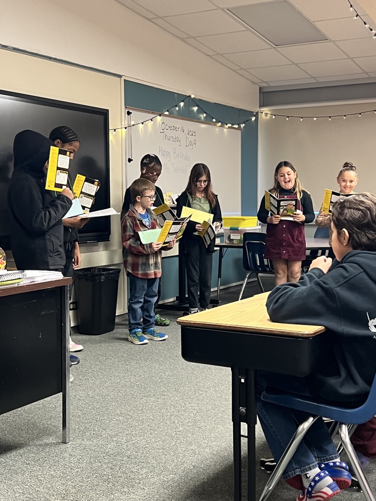 students presenting