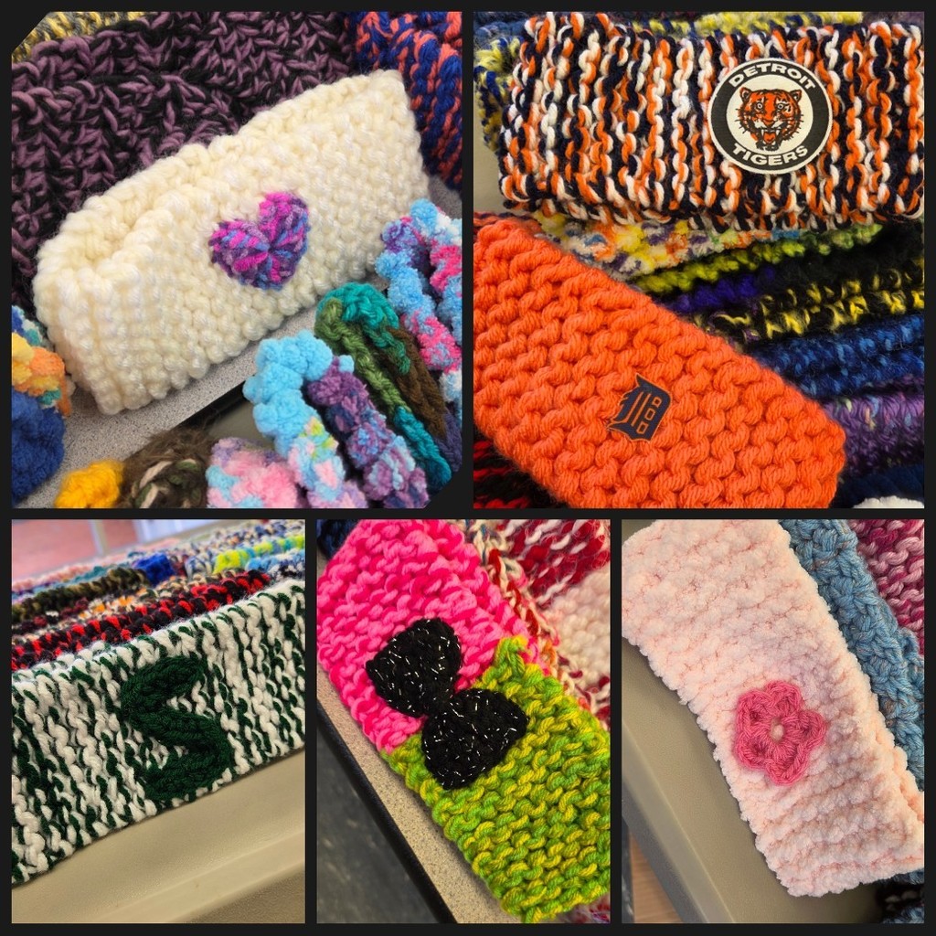 collage of close ups of the details on headbands