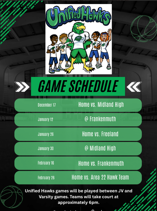 unified hawks schedule