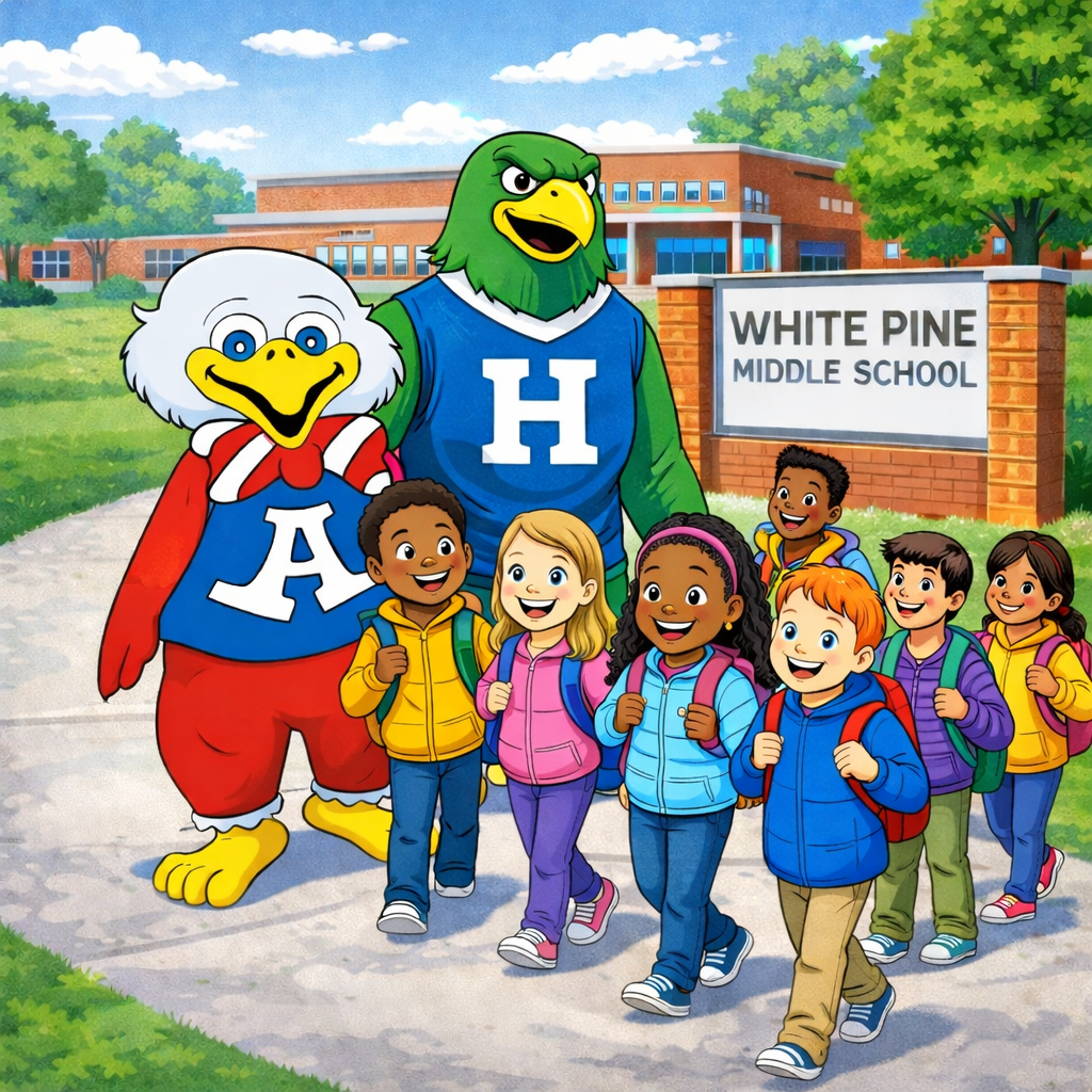 fifth graders visit middle school