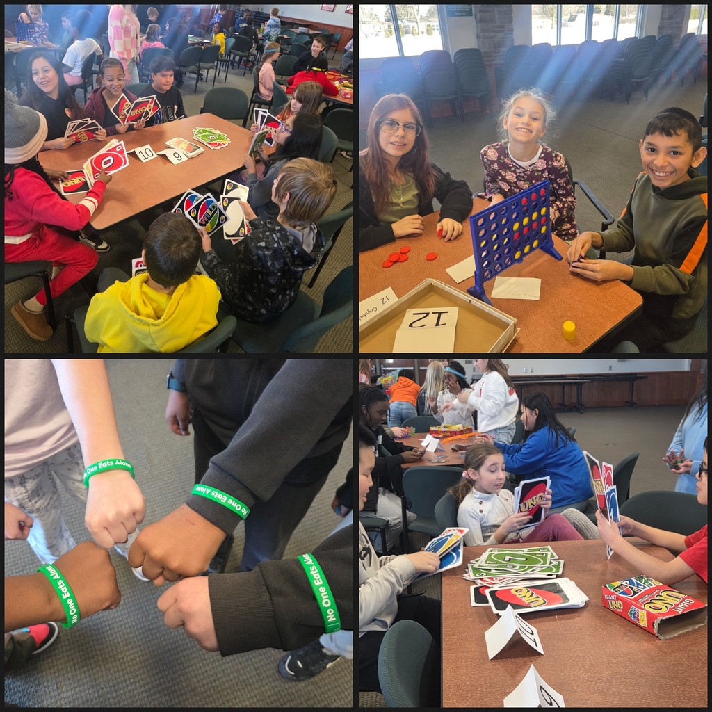 students play games collage