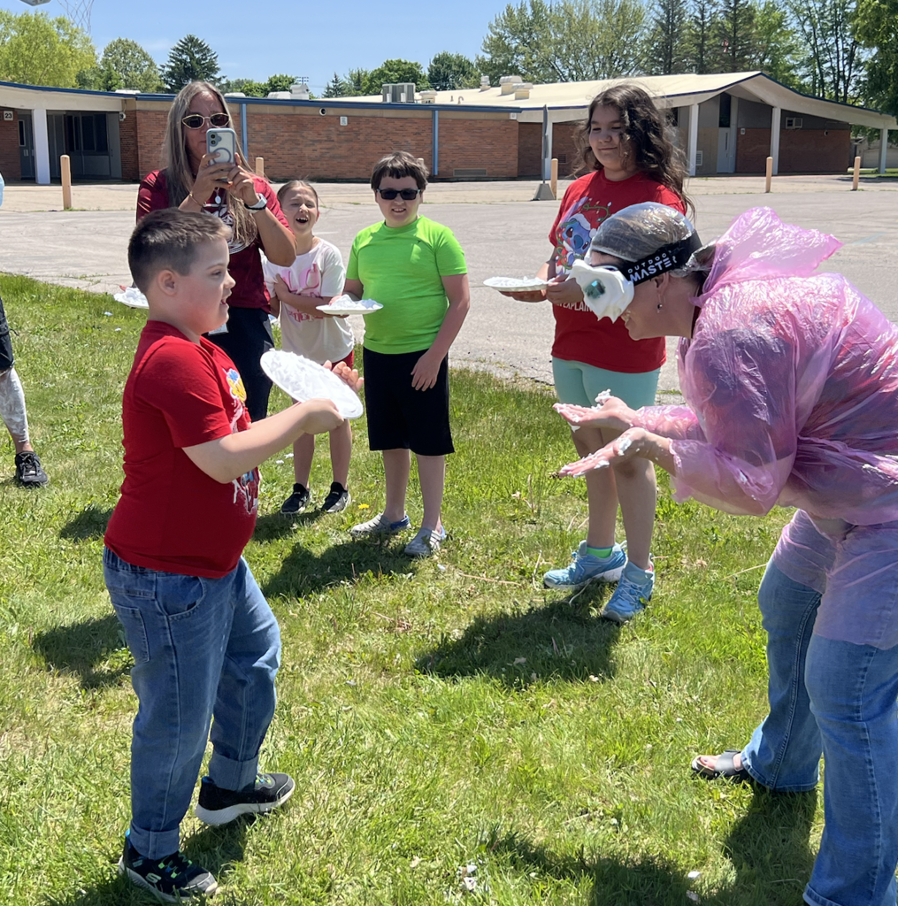 pie in the face