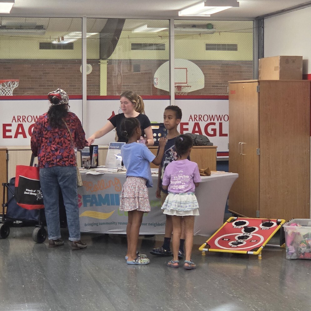 family visits CAN Council table
