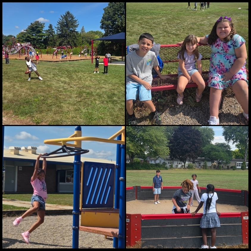 students play at recess