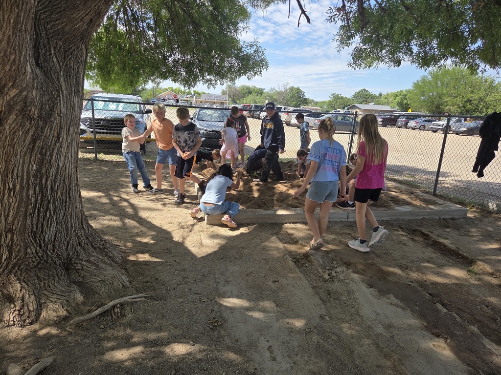 children playing at sandbox