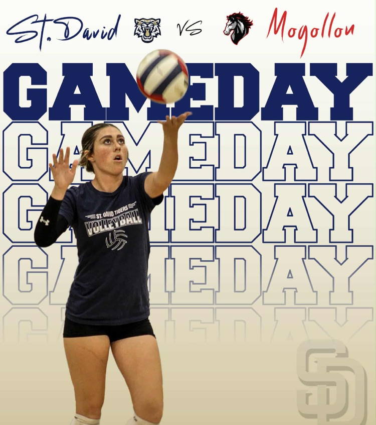 St. David vs Mogollon Volleyball flyer