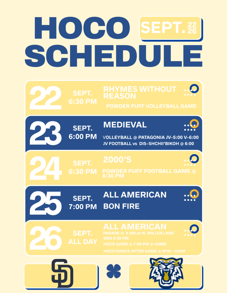 Hoco Schedule 2025