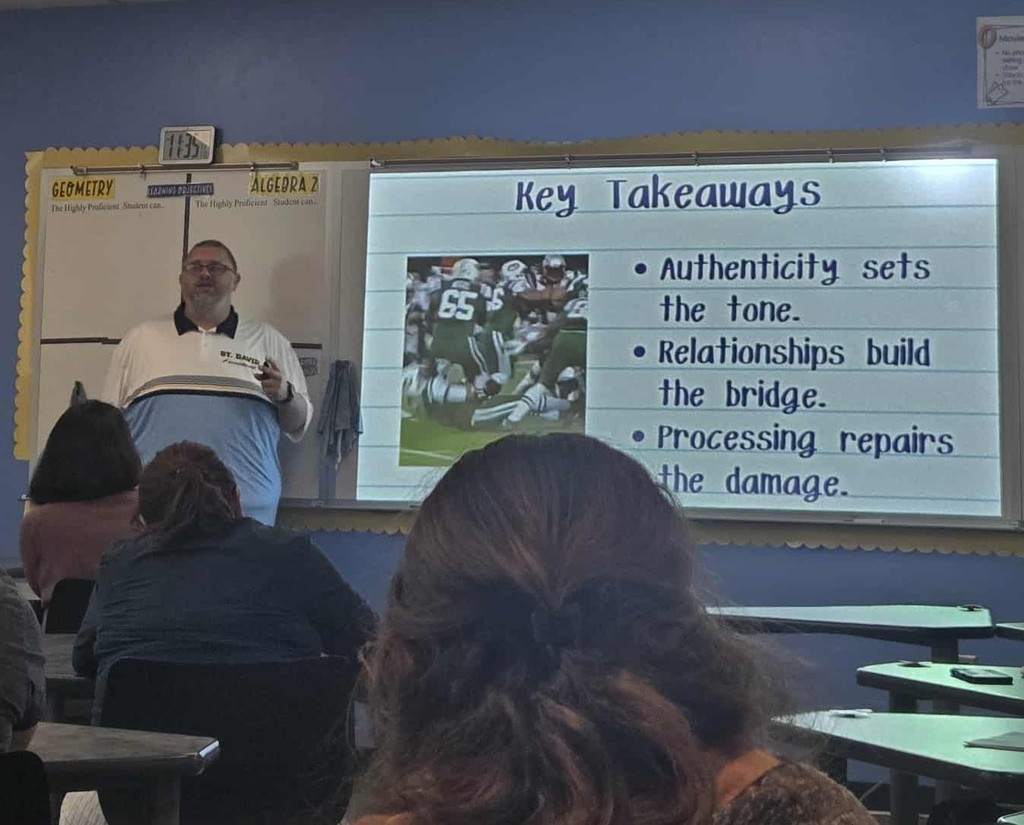 Mr. Posey presenting at Conference