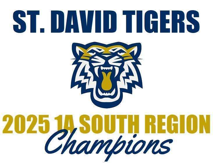 St. David Tigers 2025 1A South Region Champions