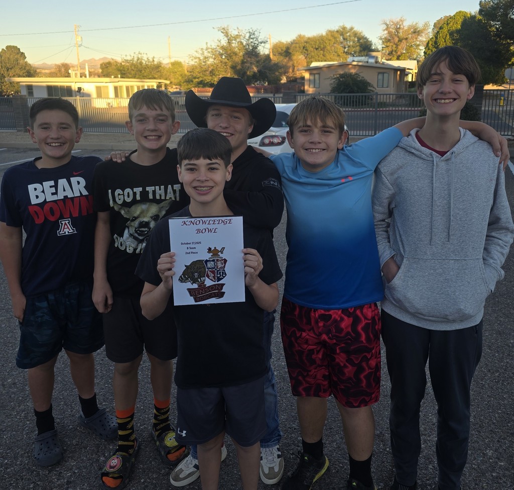 Middle School Academic Team