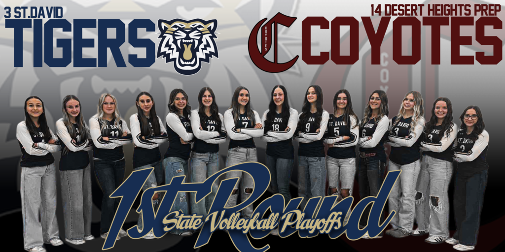 Tigers vs. Coyotes 1st Round State Volleyball Playoffs