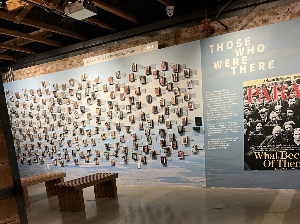 exhibit from holocaust museum