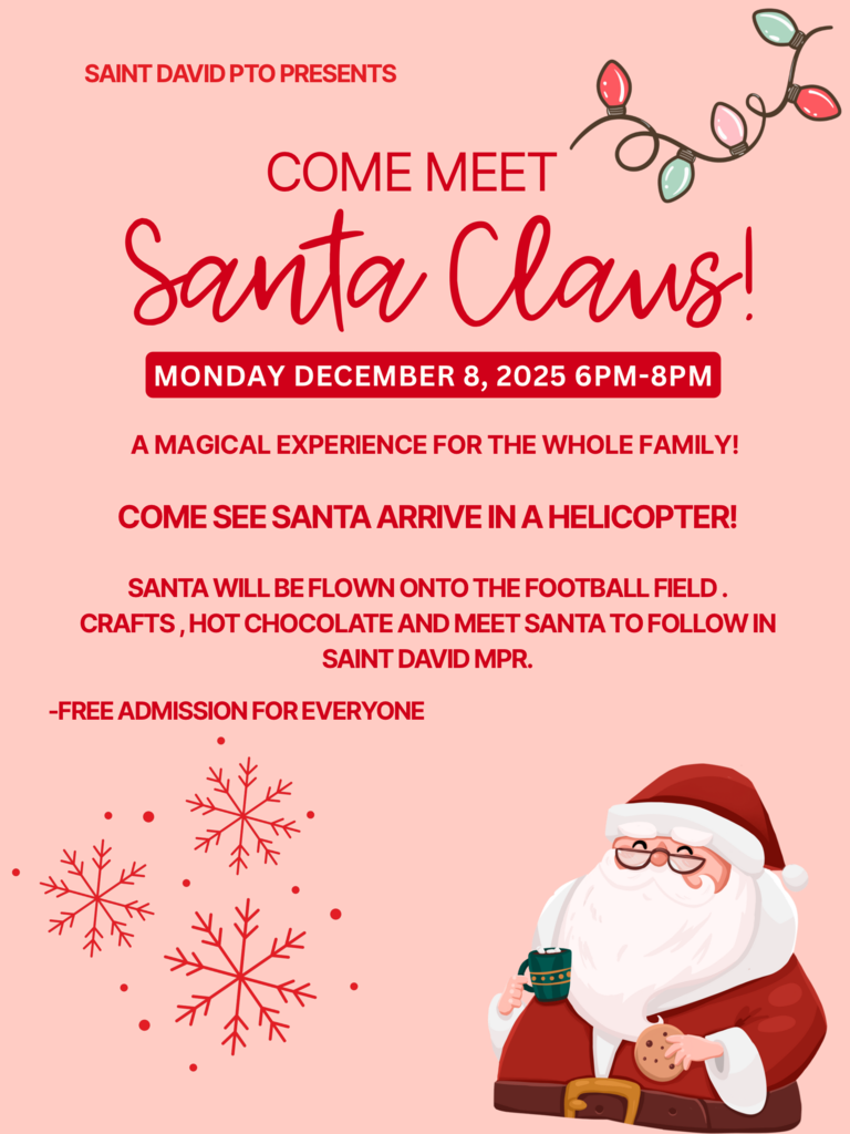 Come Meet Santa Claus tonight at 6:00 pm tonight